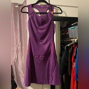 w adizero dress purple tennis dress